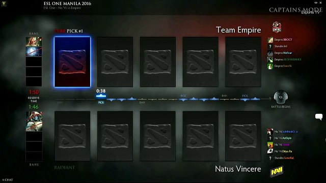 NaVi vs Empire Game 4 - ESL One Manila 2016 EU Finals - Natus Vincere vs Team Empire_10