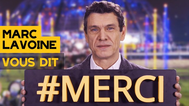 Marc Lavoine, parrain du Téléthon 2015, vous dit merci...