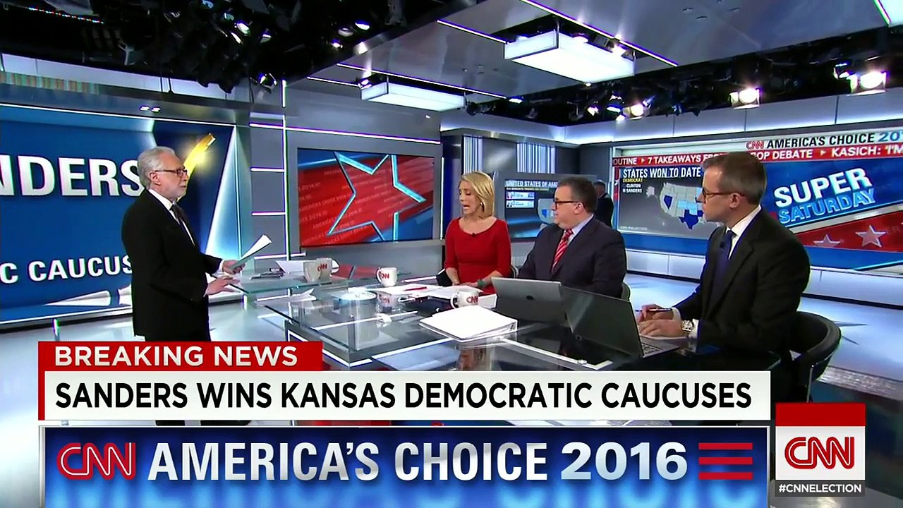 Bernie Sanders wins Kansas Democratic caucuses