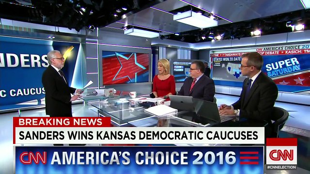 Bernie Sanders wins Kansas Democratic caucuses