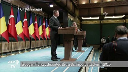 Erdogan says Turkey deported Brussels airport attacker in 2015