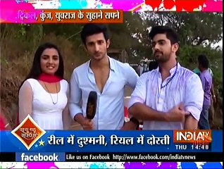 Tashan-e-Ishq - Twinkle, Kunj, Yuvraaj Holi Special Episode Shoot