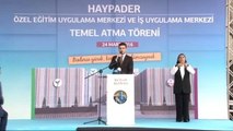 Dr. Sare Davutoğlu Bağcılar?da Özel Eğitim Merkezi?nin Temel Atma Törenine Katıldı