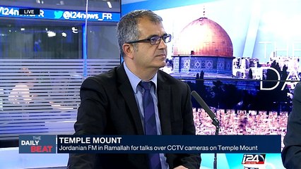 Jordan FM in Ramalah for talks over CCTV cameras on Temple Mount