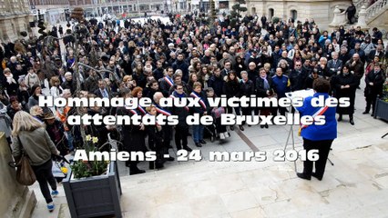 Hommage aux victimes des attentats de Bruxelles