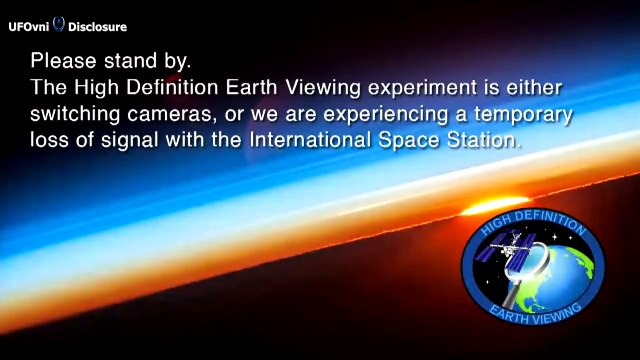 UFOs video NASA/ESA cuts live space feed when ufo appear ISS space station sighting, HD st