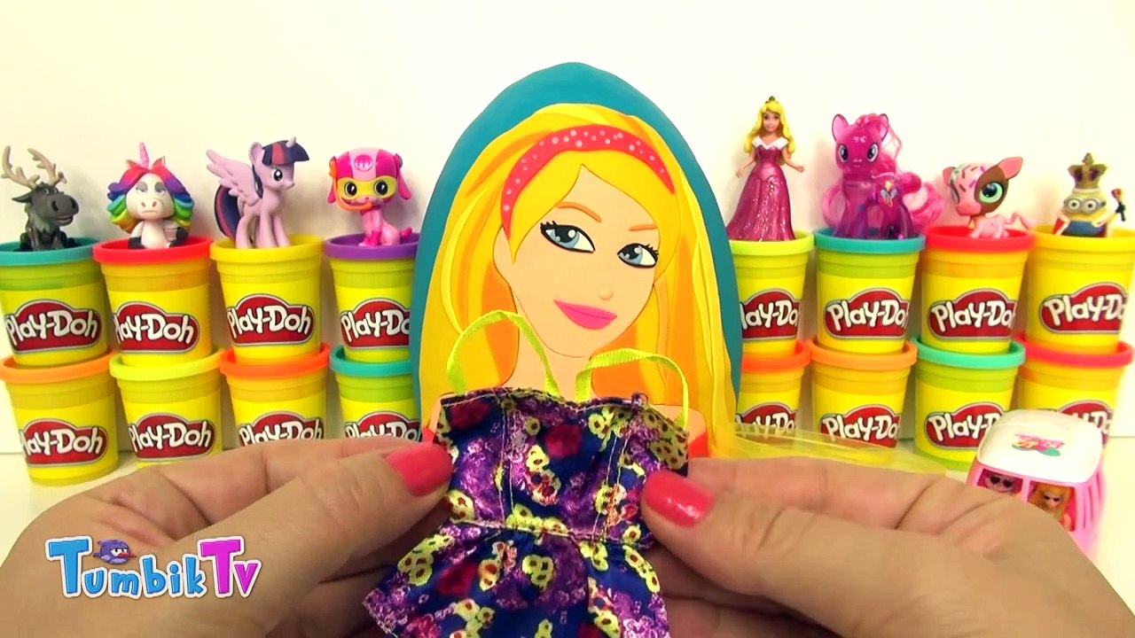 Barbie ve Chelsea 2 Sürpriz Yumurta Oyun Hamuru Barbie Aksesuarları ve Elbiseleri