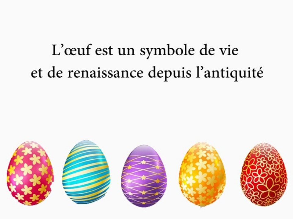 D'où vient la tradition des œufs de Pâques ?