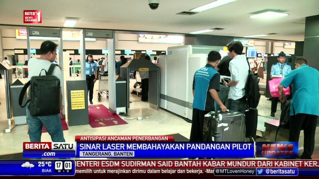 Otoritas Bandara Soekarno Hatta Razia Pedagang Laser