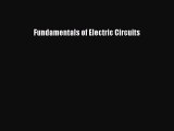 Download Fundamentals of Electric Circuits Free Books