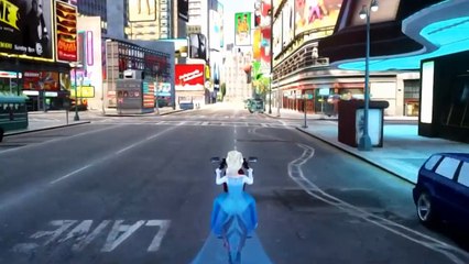 Spiderman Car For Kids - Down By The Riverside - Elsa from Frozen Disney
