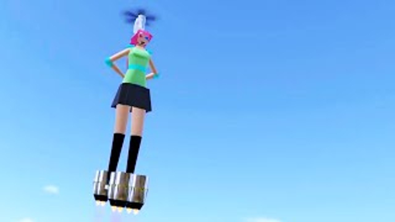 KWEBBELKOP-SEXY FLYING GIRL PLANE (Simple Planes 9)