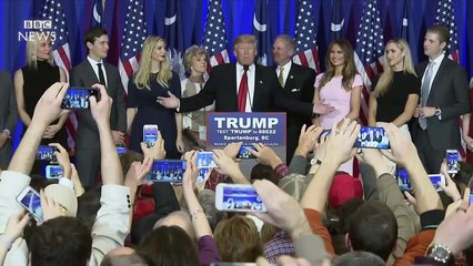 Meet Donald Trumps wife and daughter - BBC News