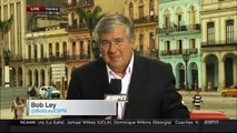 ESPN report in Cuba with Bob Ley interrupted by a political demonstration - YouTube