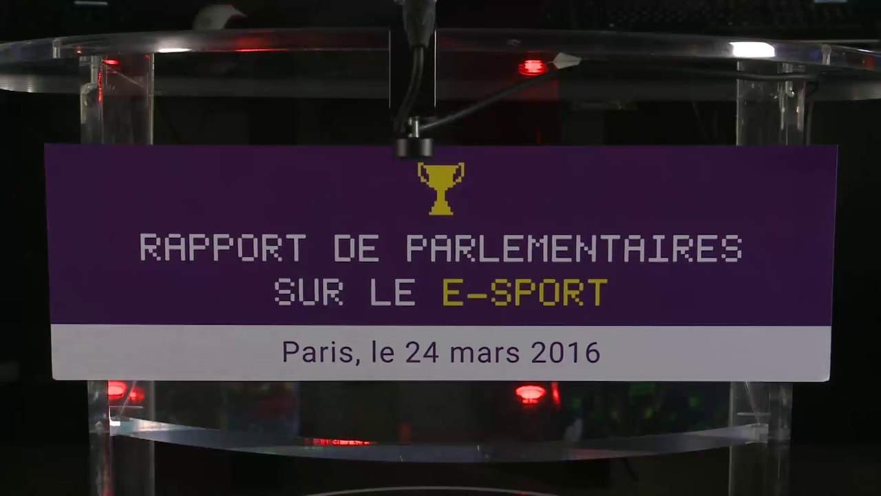 Archive - Remise du rapport "E-sport : la pratique compétitive du jeu vidéo" - L'intégrale