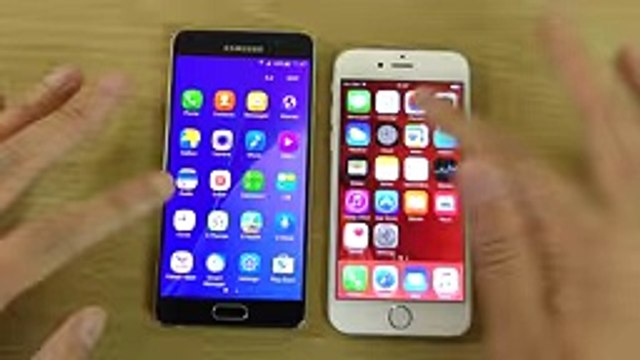 Samsung Galaxy A5 (2016) VS iPhone 6S - Speed & Camera Comparison!