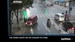 Coincée sous une camionnette, une femme sauvée de la mort par des passants (Vidéo)