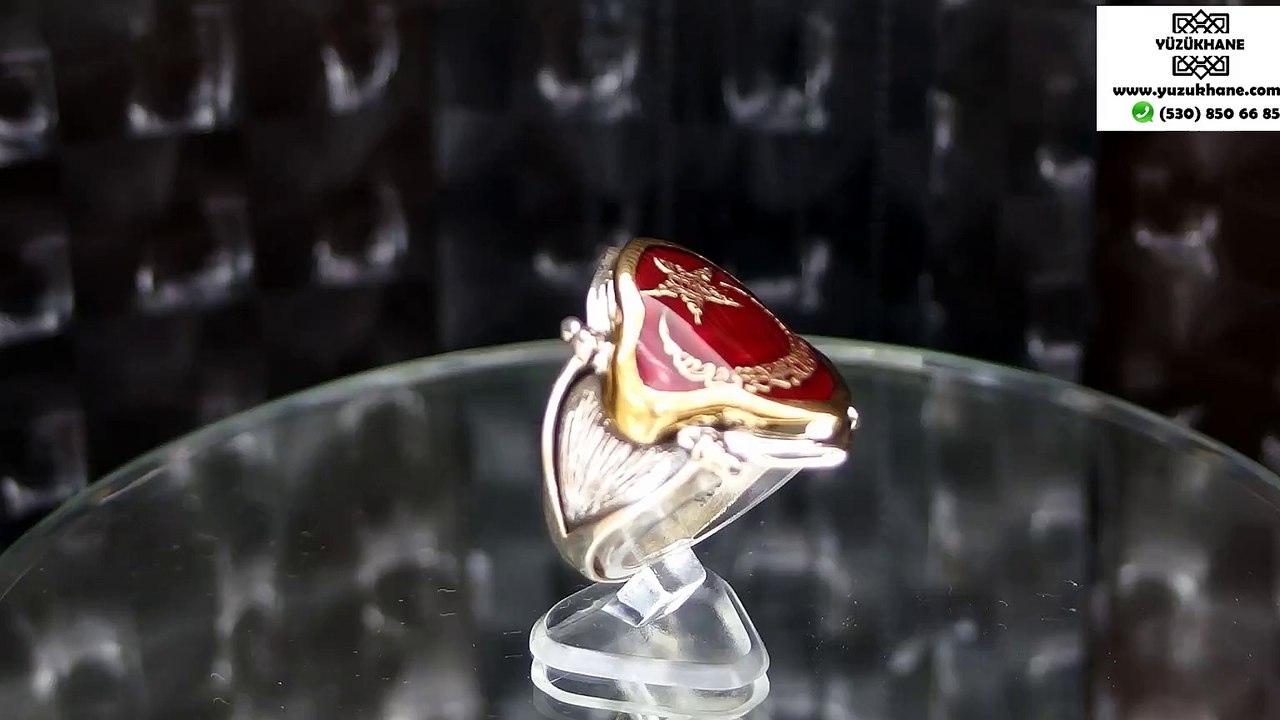 Türk Bayraklı Şık Modelli Gümüş Yüzük