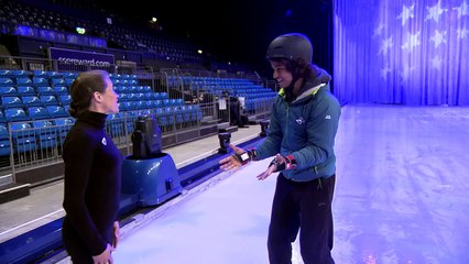 Blue Peter presenter meets Elsa and Anna from Frozen CBBC Blue Peter