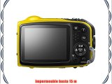 Fujifilm FinePix XP80 - Videocámara deportiva (16.4 Mp pantalla de 2.7 zoom óptico 5x) amarillo