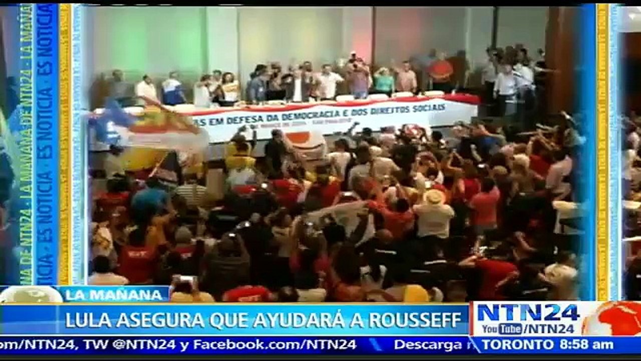 Lula da Silva promete ayudar al gobierno de Rousseff pese a veto que mantiene a la justicia en su contra