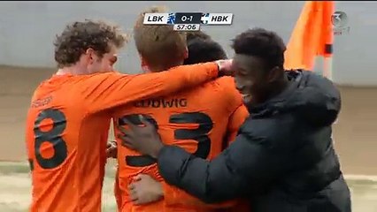 0-1 Marc Rochester Soerensen Goal - Lyngby - HB Køge 24.03.2016
