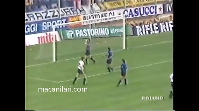 20.03.1991 - 1990-1991 UEFA Cup Quarter Final 2nd Leg Inter Milan 2-0 Atalanta Bergamo