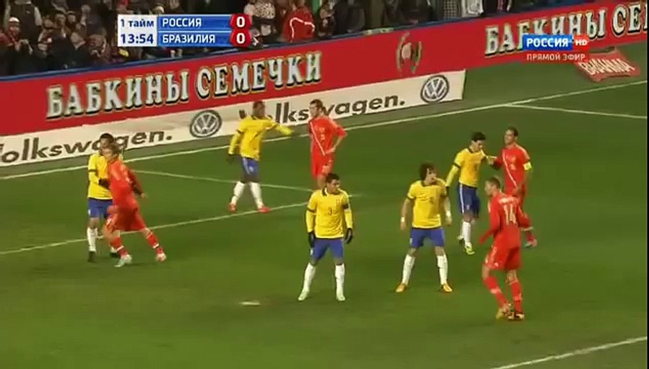 Футбол. Friendly 2013. Товарищеский матч. РОССИЯ - Бразилия 26_03_2013 12