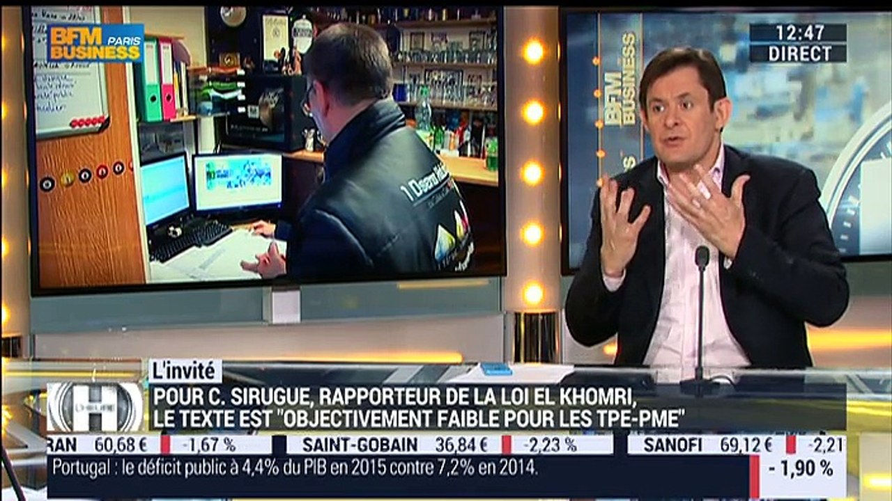 "Si on veut avancer sur le marché du travail, il faut trouver du gagnant-gagnant", François Kalfon – 24/03