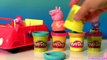 Play Doh Peppa Pig Stamper Play Dough Mummy Pig Stamp Using Talking Peppa Pig Car