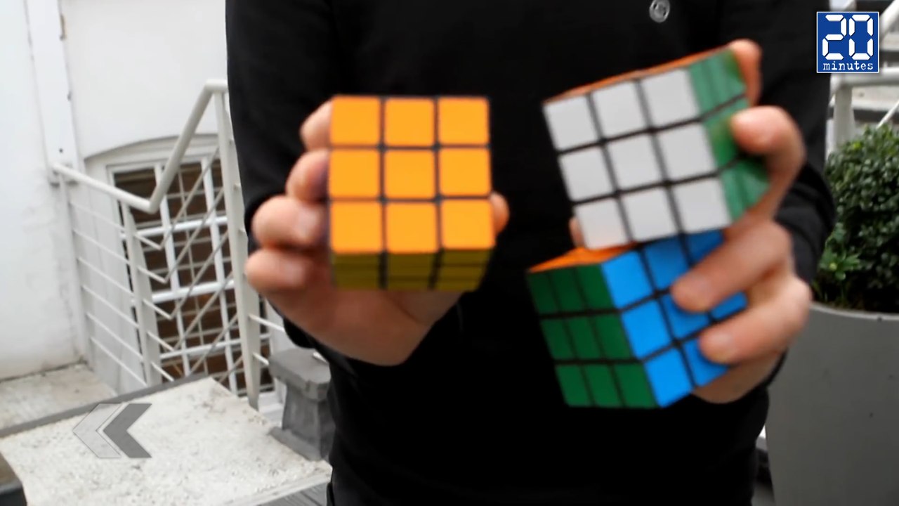 Il résoud 3 Rubikscube en jonglant avec! - Le rewind du jeudi 24 mars 2016.