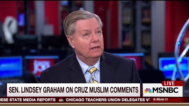 Lindsey Graham: Ted Cruz Muslim patrols remarks were about better relationship with Muslims