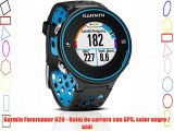 Garmin Forerunner 620 - Reloj de carrera con GPS color negro / azul