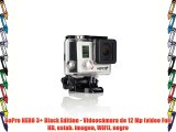 GoPro HERO 3  Black Edition - Videocámara de 12 Mp (vídeo Full HD estab. imagen WiFi) negro