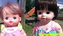 ぽぽちゃん おもちゃアニメ 公園の遊具❤メルちゃん Toy Kids トイキッズ animation anpanman Baby Doll Popochan