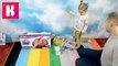 У Мисс Кати посылка с игрушками Доктор Плюшева фашемс и шарики животные Орбиз Box with toys animals Orbeez 2016