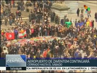 Vigilias en Bruselas en honor a las víctimas de los atentados