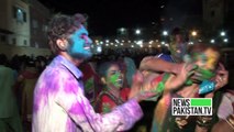 Hindu community celebrate Holi at Karachi Pakistan