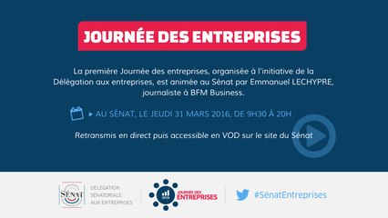 [Événement] Journée des entreprises au Sénat !