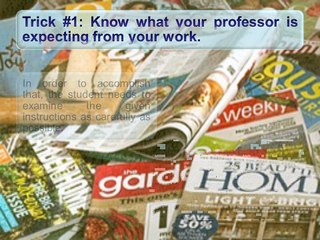 How to Prepare Good College Term Papers