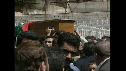 تشييع جثمان الشهيد طارق أيوب