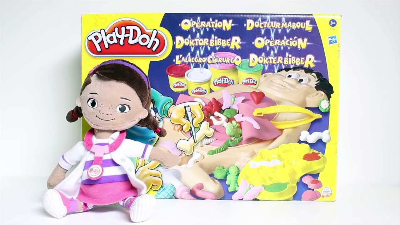 Play Doh Operation Playset with Doc McStuffins Доктор Плюшева ドックはおもちゃ