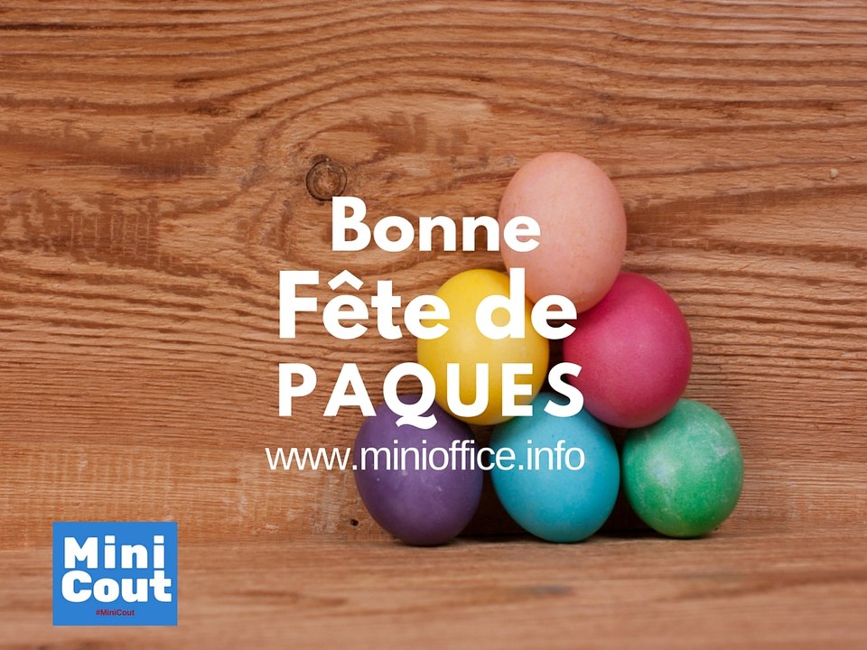 On vous fait un #MiniCouCou pour une bonne fête de Pâques à vous, vos proches et vos amis