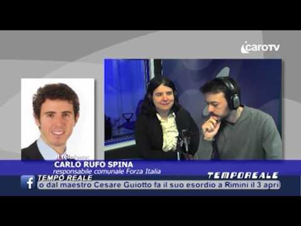 Icaro Tv. A TR Carlo Rufo Spina (FI): Forza Italia corre da sola con candidato esperto