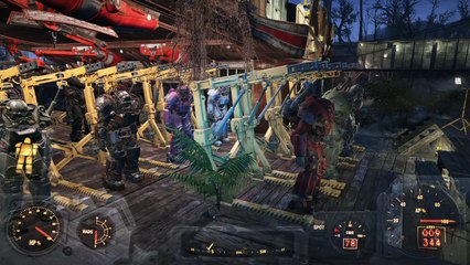 My powerarmor collection and base defend system-fallout4