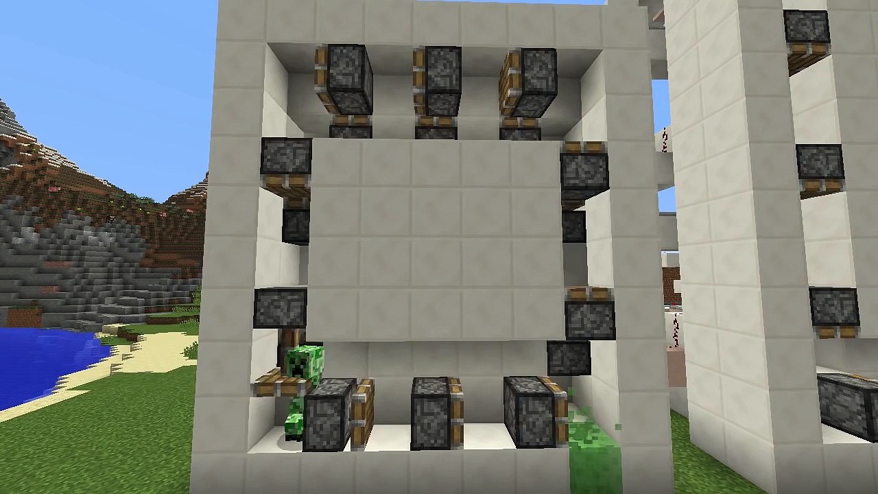 【マインクラフト】クリーパー時計つくってみた！Minecraft Creeper Clock
