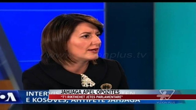 Jahjaga apel opozitës - News, Lajme - Vizion Plus
