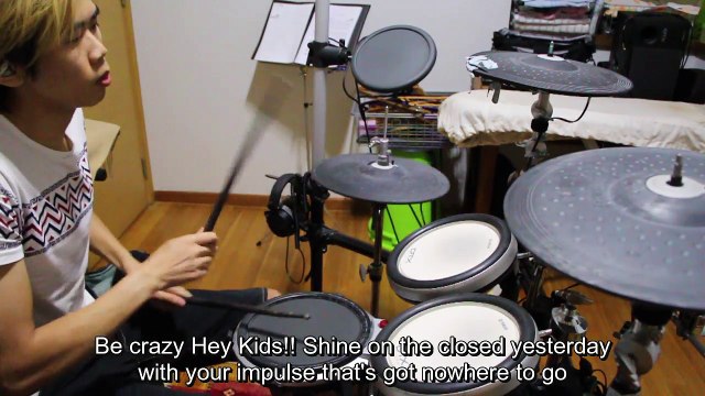 NORAGAMI ARAGOTO FULL OP - THE ORAL CIGARETTES - HEY KIDS!! - Drum Cover [叩いてみた] by joven