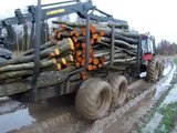 Belarus Mtz 952.4 forestry tractor   Palms 840