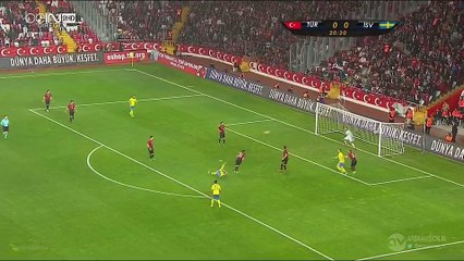John Guidetti Super Chance - Turkey 0-0 Sweden 24.03.2016